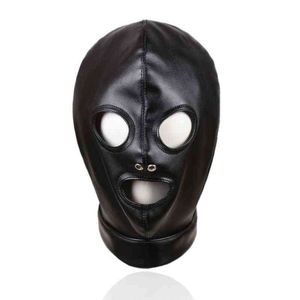 Erotica volwassen speelgoed volwassen seks speelgoed smeren gevormde kap blinddoek kopkabelboom masker bdsm open mond oog bondage seks speelgoed voor koppels accessoires 220507