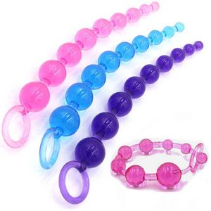 Erotica Anal Toys Stimulator Ball Beads Buttplug masturbatie geen vibrator volwassen seksproducten voor vrouwen mannen homoseksuele paar 220507