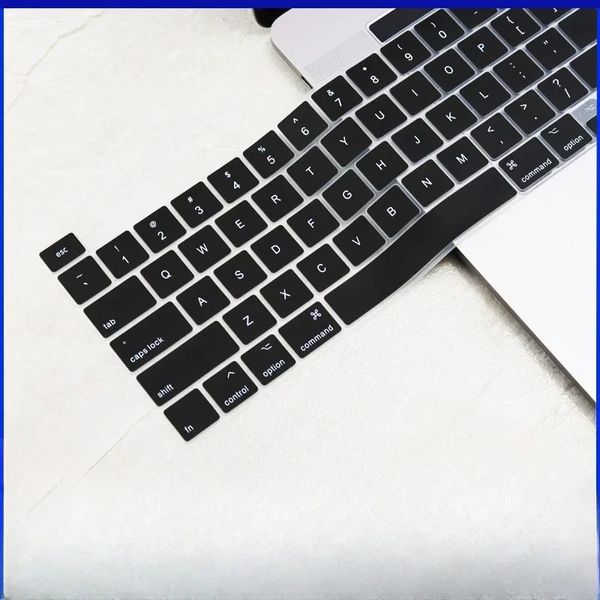ES FR RU Cubierta de teclado para computadora portátil para MacBook Air 13 M1 A2337 Caso de teclado de película protectora de silicona