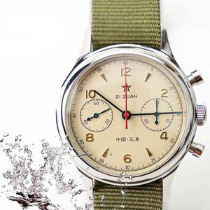 ES Mens Seagull Movement 1963 Sapphire Mechanical Chronograaf Waterdichte St1901 38mm 40mm horloge voor Mannen Montre Homme