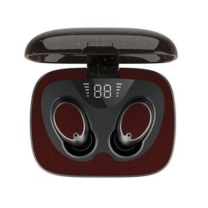 ES02 TWS Casque Bluetooth Écouteurs sans fil LED Affichage 5.0 Casques avec micro HIFI Stéréo Écouteurs avec boîte de vente au détail