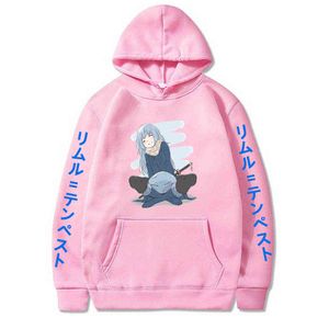 Esa Vez Me Reencarn Como Limo Rimuru-Tempest Sweat à capuche à manches longues Kawaii Sudaderas Con Capucha Y0816