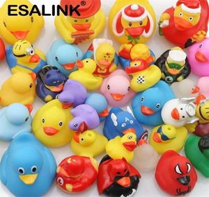 Esalink Mini Baby Badkamer Rubber Zwembad Drijvende Play Play Water Toy Duck Style Random Delivery LJ2010197600919