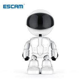 ESCAM 1080P Robot cámara IP seguridad del hogar Wifi cámara de visión nocturna Monitor de bebé cámara CCTV Robot seguimiento inteligente YCC365APP