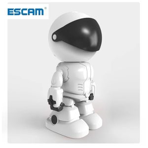 ESCAM 1080P Robot IP Camera IP SEGURIDAD Wifi Cámara Noche Visión Baby Monitor CCTV Camera Robot Seguimiento inteligente YCC365App- Smart Security Camera de seguridad para el hogar