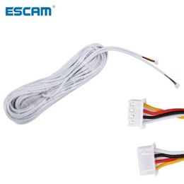 ESCAM 15M 2,54 / 4P 4 Câble fil pour la vidéo Couleur vidéo Porte vidéo Porte de porte Pobell