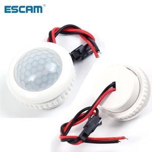 ESCAM 220V 50Hz PIR Detector de sensor inteligente IR Infrarrojo Interruptor LED CONTROL CONTROL Módulo de techo Sensor de movimiento 3-6M Detección