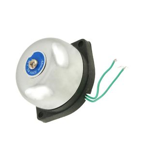 ESCAM 55 mm de diamètre incendie Alarme électrique Gong Bell AC 220V Notification forte et fiable pour les systèmes de sécurité et de sécurité Assurez la sécurité avec