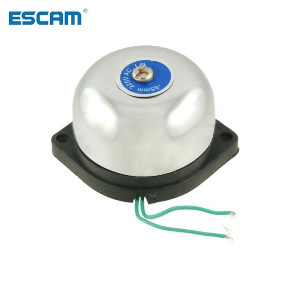 ESCAM 55 mm de diamètre alarme d'incendie électrique Gong Bell AC 220V