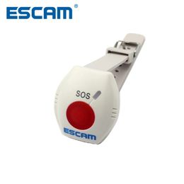 Bracelet d'alarme ESCAM AS004 Alarme de cambrioleur sans fil avec capteur magnétique pour le dispositif du système de sécurité et de sécurité à domicile - Sans fil à longue portée