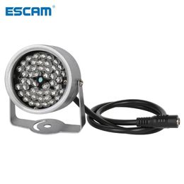 ESCAM CCTV LED's 48IR Illuminator Licht Ir Infrarood Nacht Visie Metaal Waterdichte CCTV Vullicht voor CCTV -bewakingscamera