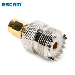 Venta caliente de Escam UHF Femenina a SMA Adaptador coaxial del conector de enchufe masculino