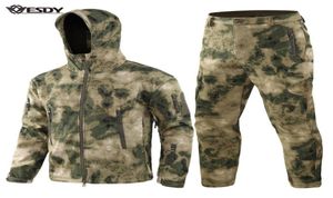 Esdy Tad Gear Tactical Softshell Camouflage Jacket Set Men Men Army Brillbreaker étanche Soft Shell Outdoor Set Military Jacket X0125310584