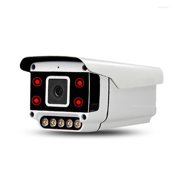 Eseecloud exterior impermeable doble fuente de luz intercomunicador de voz 9 Uds LED 3MP 5MP CCTV red IP 48V cámara POE