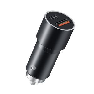 Cargador de coche Eseekgo PD20W QC3.0 EPD-01 Mini cargador USB portátil con adaptador de puerto tipo C 5V / 3.1A para teléfonos móviles universales Samsung Huawei en paquete minorista