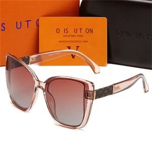 eSigner Luxury Womans Louiseités Viutonités Lunettes de soleil Vintage Mens Sun Suns Net Red Samelles Brand Men Men Eyeglass Gradient Femmes Spectacles 5810