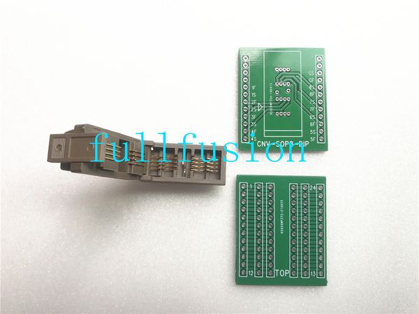 Test ESOP8 SOP8 IC et gravure dans la prise 1,27 mm Taille du corps IC 3,9 mm Conception Kelvin