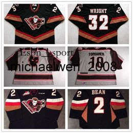 esp8 Weng Customize Mens Womens Kids WHL Hitmen 10 Tomanek 32 Wright 2 Jake Bean 100% Embroidered s Ice Hockey Cheap Jerseys Goalit Cut