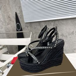 Espadrille Sandals Designer Sandals Wedge High Platform Shops Shoe Shoe Shoe Shoe With Box 564