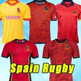 Espana rugby jerseysinternational League Spanje 2023 Home Rugby Shirt National Team Shirts 2022 2021 Wereldbeker thuis weg
