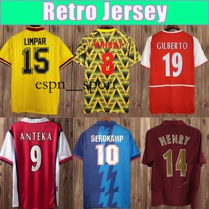 espnsport 02 05 RETRO HENRY BERGKAMP Voetbalshirts voor heren 94 97 MERSON ADAMS VIEIRA Thuis weg 3e voetbalshirt Volwassen Korte lange mouwen Verkoop