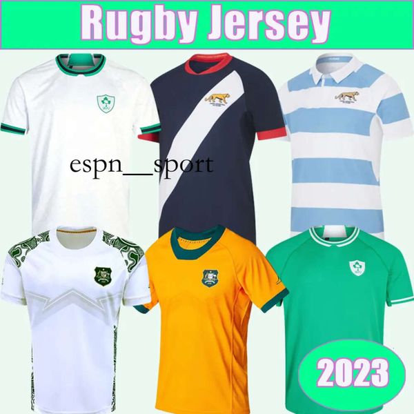 Espnsport 2023 Irlande Australie Rugby Jersey National Team Home Away Chemise à manches courtes Taille S-5XL