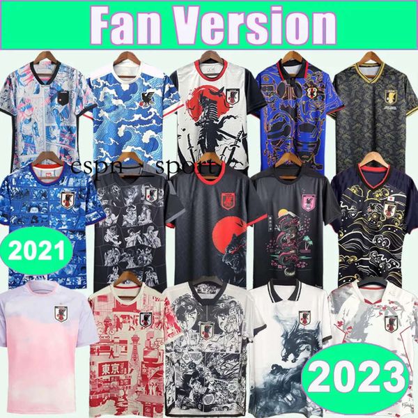 Espnsport 2023 Japón Camisetas de fútbol para hombre OSAKO YOSHIDA NAGATOMO SHIBASAKI HARAHI MINAMINO KUBO Concepto Versión Edición conjunta Camiseta de fútbol