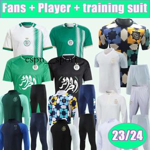 espnsport 22 23 Algerije Voetbalshirts heren Algerie MAHREZ FEGHOULI SLIMANI BENNACER ATAL Thuis Uit Trainingskleding Voetbalshirts Uniformen met korte mouwen