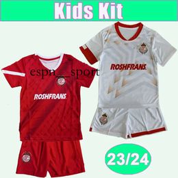 Espnsport 23 24 Deportivo Toluca Kids Kit Maillots de football M. ARAUJO J. ANGULO BAEZA VENEGAS Accueil Chemises de football à manches courtes Uniformes