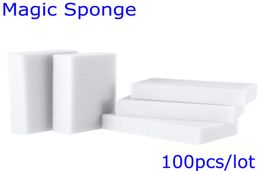 Esponja Magica Para Limpeza Magic Sponge Cleaner Eraser Mélamine Sponge pour nettoyer les outils de cuisson Magic Eraser 100PCSLOT9475788