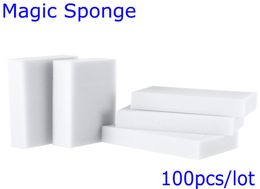 Esponja Magica Para Limpeza Magic Sponge Cleaner Eraser Mélamine Sponge pour le nettoyage des outils de cuisson Magic Eraser 100PCSLOT5786191