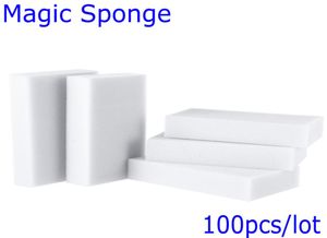 Esponja Magica Para Limpeza Magic Sponge Cleaner Gum Melamine Sponge voor het reinigen van kookgereedschap Magic Eraser 100pcSlot5786191