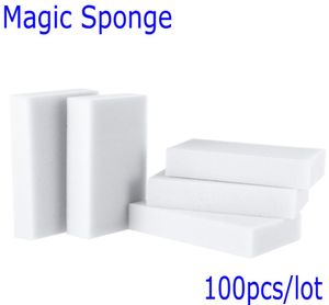 Esponja Magica Para Limpeza éponge magique nettoyant gomme mélamine éponge pour le nettoyage des outils de cuisine gomme magique 100pcslot6275552
