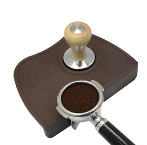 Tapete de calcadeira de café expresso, borracha de silicone, canto, antiderrapante, suporte de ferramenta, barista, compactação 2103097463572