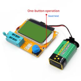 ESR-T4 DIGITAL TESTOR TESTER DIODE TRIODE CAPACITANCE METER ESR MOS / PNP / NPN LCR 12864 Écran LCD