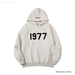 ESS 2023 Designer Hoodie 1977 Essent Hoodie Gedrukte brief Pulloverziekte Designer Fashion ESS Hoodie Paren Essentialhoodies 8593