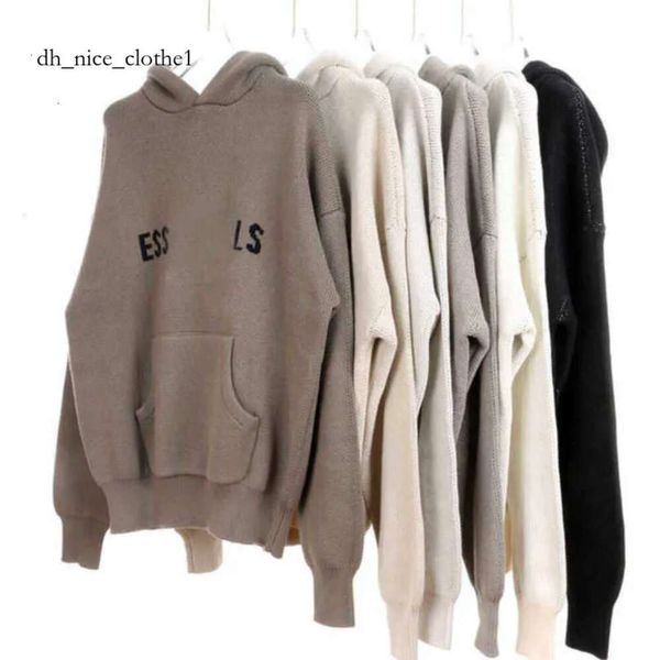 Ess Designer Mens Hoodies Brand Women Sweatshirts Luxury Broidered Letter Mens Fog Hooded Pull 246