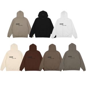 ESS Designer Warm Hoody Version Pull-Over Hoodie Mens Women Designers Hoodies Winter Warm Man Clothing Tops Long Sleeve Pullover Clothes Sweatshirts