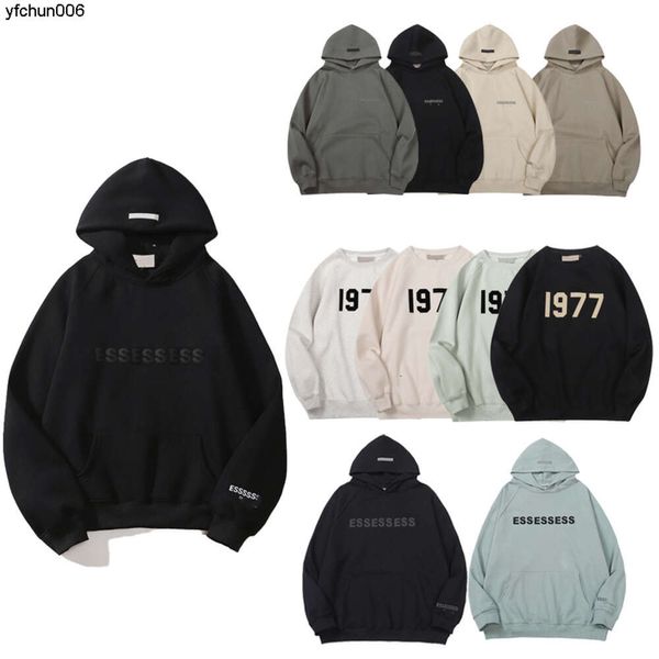 Ess Hoodie Designer Essentialshoodie Man Mens for Woman Y2k Noir Blank Bleu Gris Luxe Marron Livraison gratuite {catégorie}