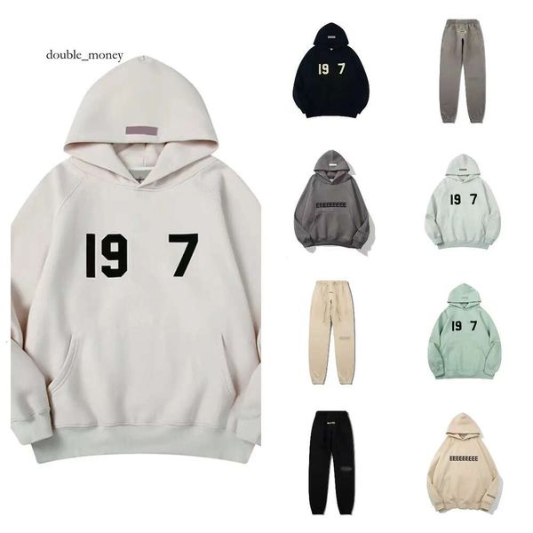 Ess Hoodie Mens Designer Sweatage Essentinels Hoodie Designer Clothes Hoodies for Men Letter Essentiall Sweat à capuche Long Sweve LossweatShirt EssentialShoodies 812