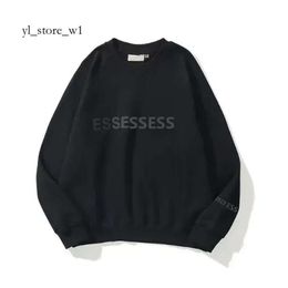 ESS HOODIE MENS HOODIE Designer Ess Hoody femme Fashion Trend Friends Sweat à sweat Donner la lettre d'impression gris en noir et blanc EssentialSweatShirts 5354