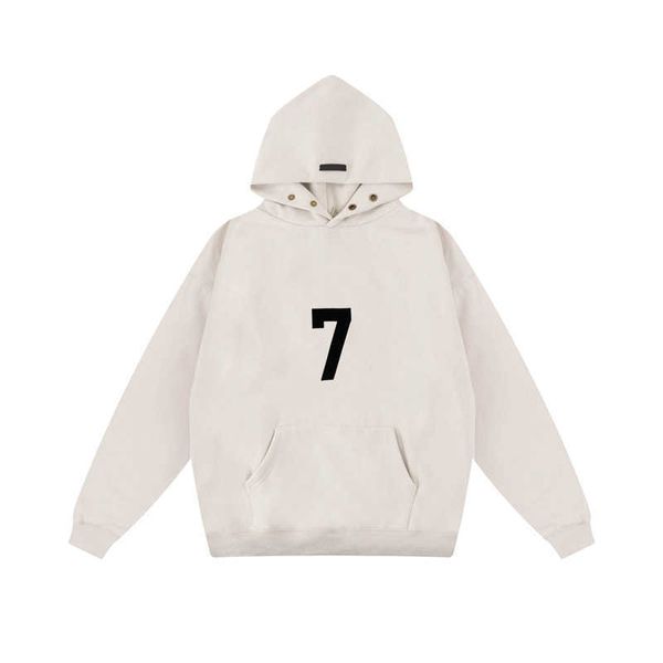 ESS sweats à capuche peurs de Dieu numéro 7 floqué haute rue pull en peluche à capuche brouillard ESSEN veste ample hommes femmes Hoody259