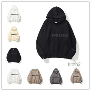 Ess Sudaderas con capucha para hombre Sudadera con capucha Diseñador Mujer Moda Tendencia Amigos Letra impresa en negro y gris Top Tamaño de sueño S-4XL CVLA