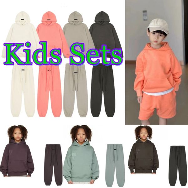 Ess Sweats à capuche enfants vêtements de marque bébé à capuche Ensembles de vêtements sweat manteaux garçons filles vêtements de marque Fashion Streetshirts PulloverjANZ #