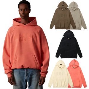 Ess hombres sudaderas con capucha diseñador sudadera con capucha para hombre para mujer otoño color sólido letra impresión sudadera con capucha suéter