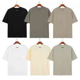 ESS T-shirts 2022 Mâle Designer Tee Hip-Hop Femelle T-shirt ential imprimé Tshirt de grande taille de skateboard Sports Sports Couchés courts