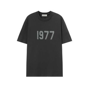 Ess T-shirts Designer Merken Heren Shirt Street Casual Essentail Losse Heren Dames Zomer Luxe Korte mouwen Borst Print Mode Tops tO2KI