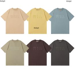 ESSE 1977 Fashion Luxury T-shirt Designer T-shirt Summer Men's Pure Cotton Lettre imprimé Couple T-shirt Urban Street Trend Loisk