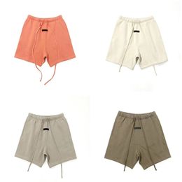 esse merk korte heren shorts zomer modieuze effen kleur puur katoen vastbindbroek trendy heren vijfdelige broek minimalistische tempera heren vrijetijdsbroek