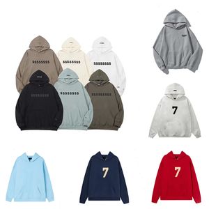 esse sweat à capuche designer hommes sweats à capuche coton de haute qualité grande lettre logo numéro 7 mode sweat à capuche noir sport décontracté lâche hommes sweats à capuche polyvalent couple haut à capuche